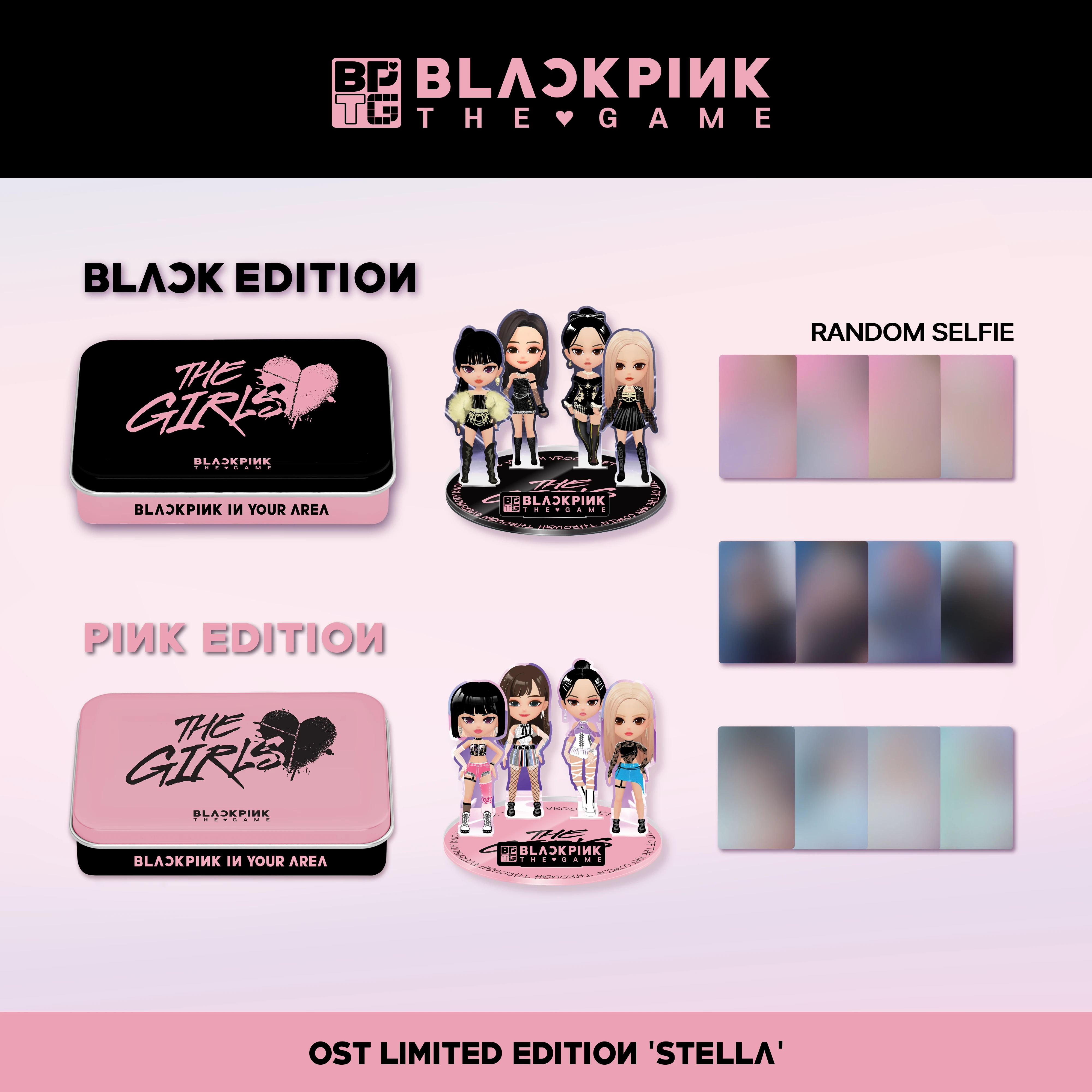 BLACKPINK THE GAME OST [THE GIRLS] Stella ver. (LIMITED EDITION 